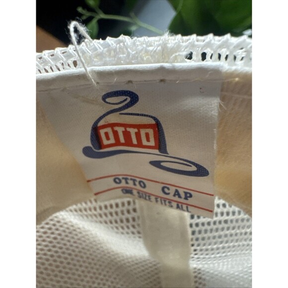 VTG Grain Elevator Generic PIK Almota Foam SnapBack Otto USA 1980s White Farm Ag - Picture 5 of 6